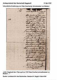 17.04.1727 Amtsprotokoll (in deutscher Sprache)