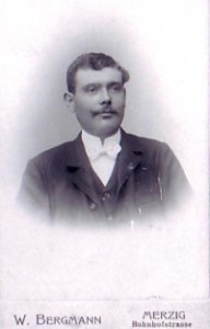 Peter Ewerhardy (* 03.12.1876) um 1907